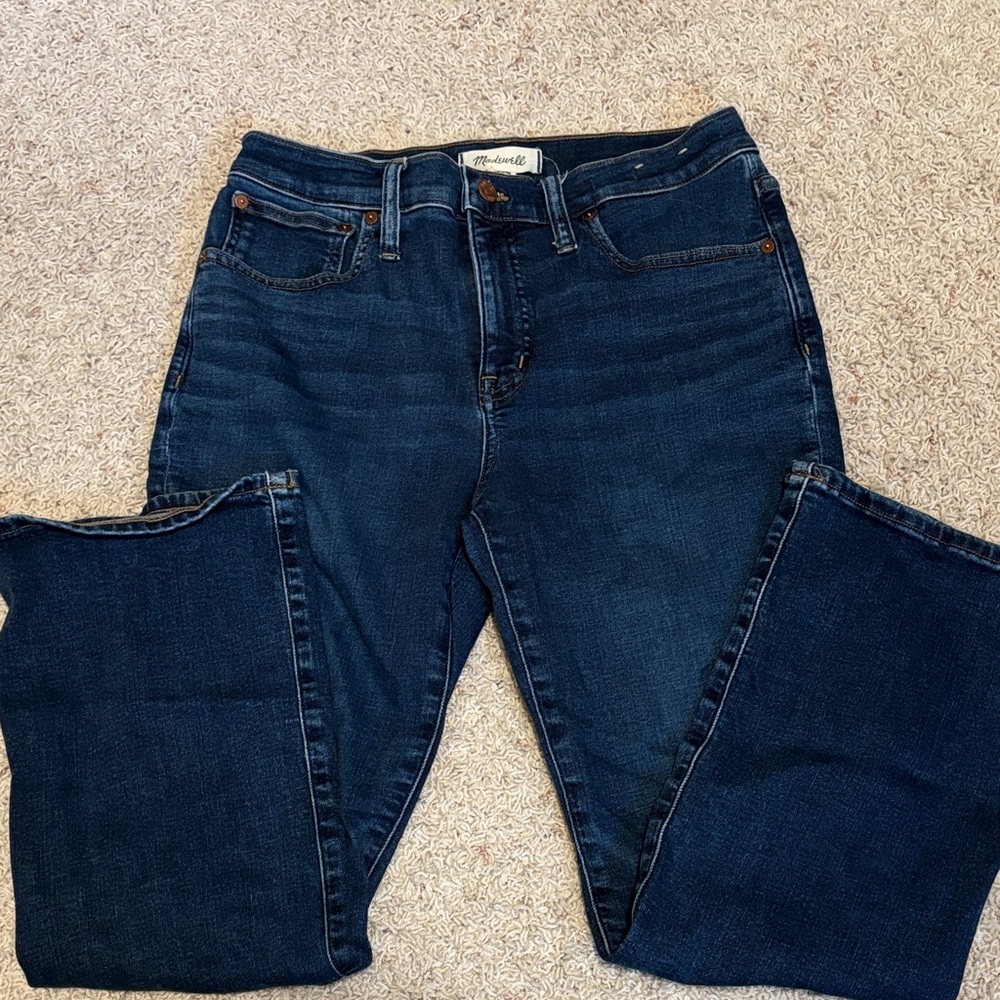 Madewell Dark Indigo Boot Cut Jeans